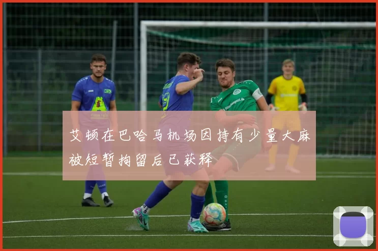 艾顿在巴哈马机场因持有少量大麻被短暂拘留后已获释
